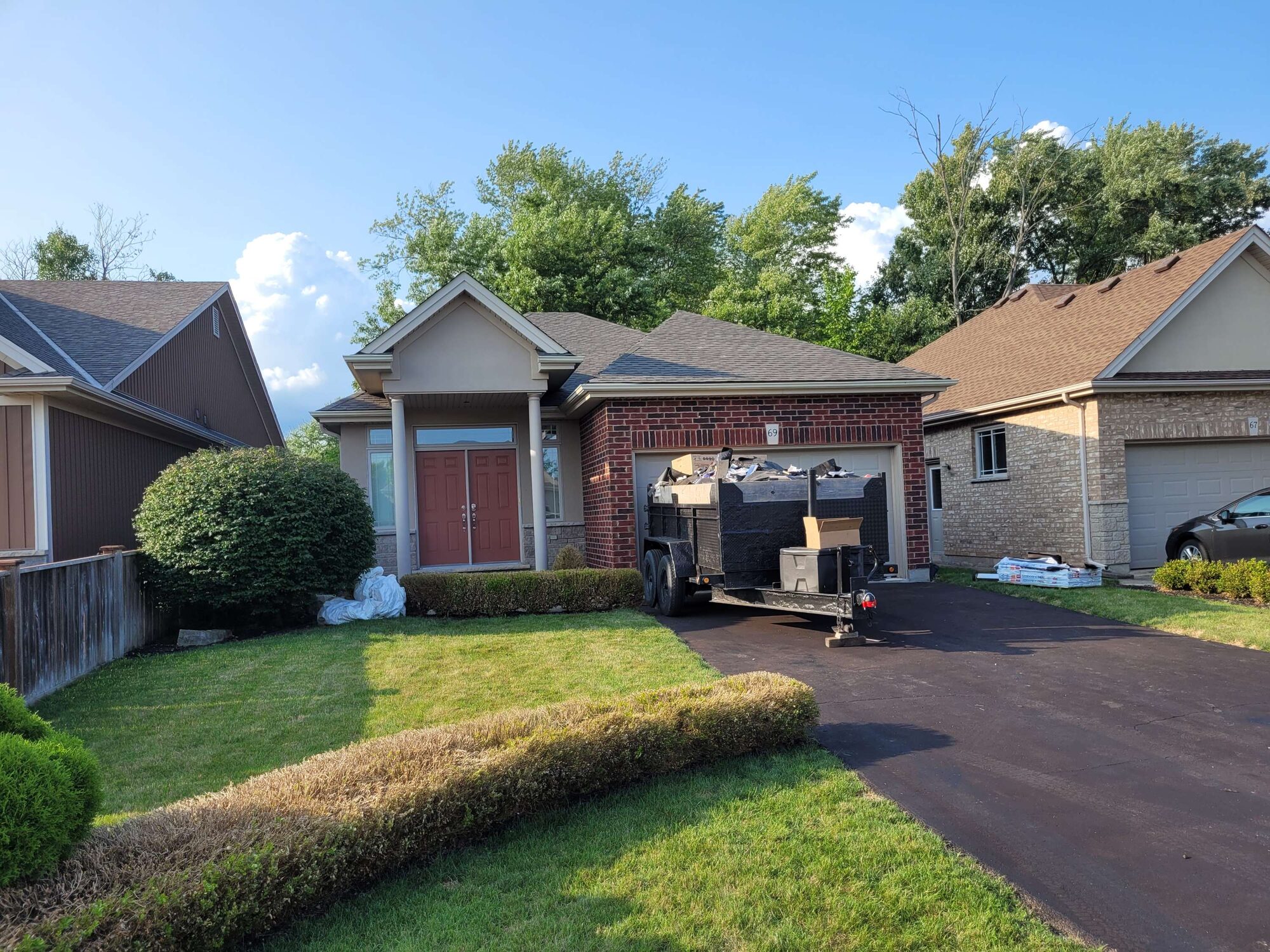 Completed Pro.Found Roofing project in the Niagara Region