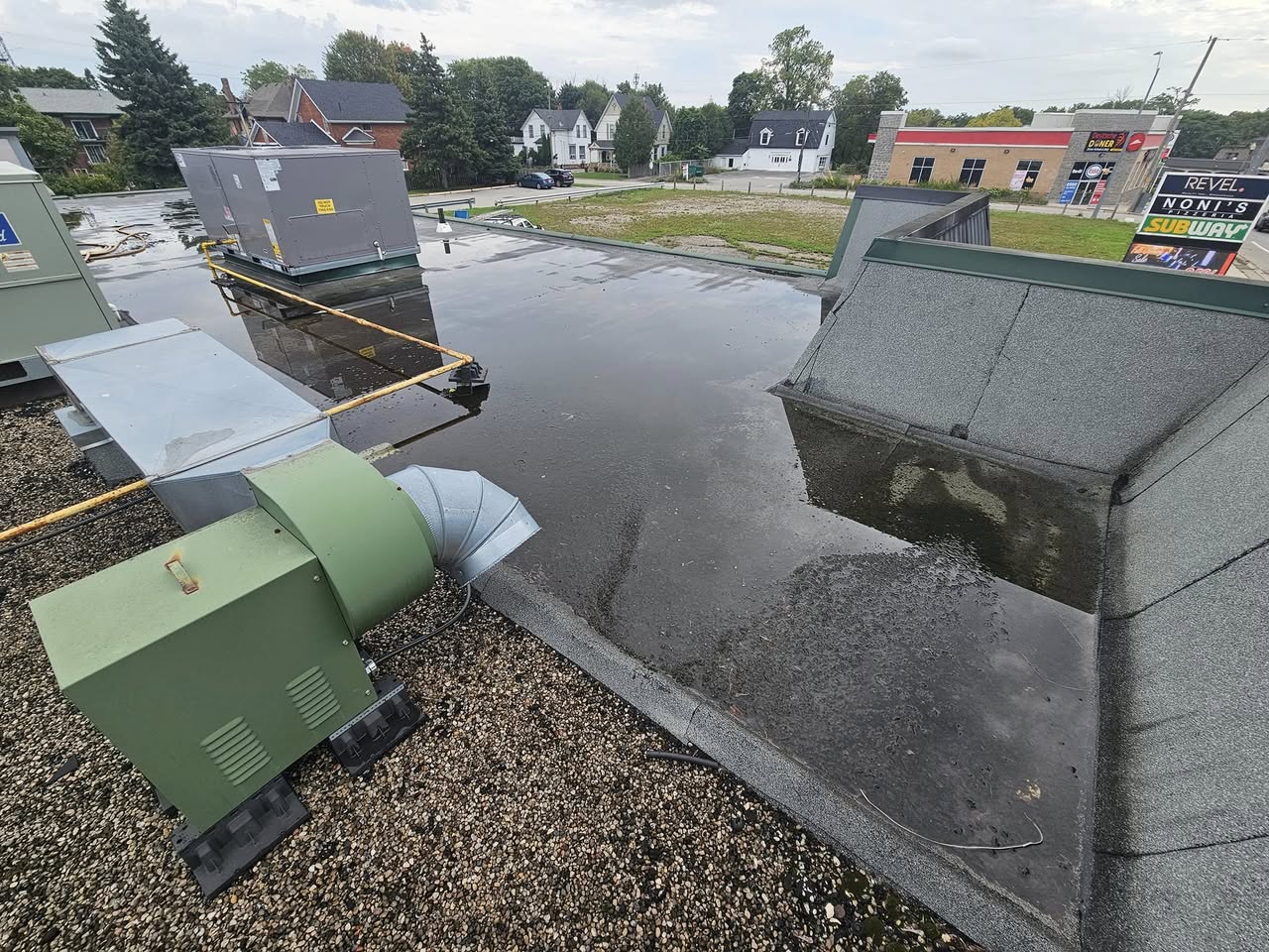 Paradise Pools Flat Roof Replacement — completed roofing work in Niagara Region (photo 3 of 5)
